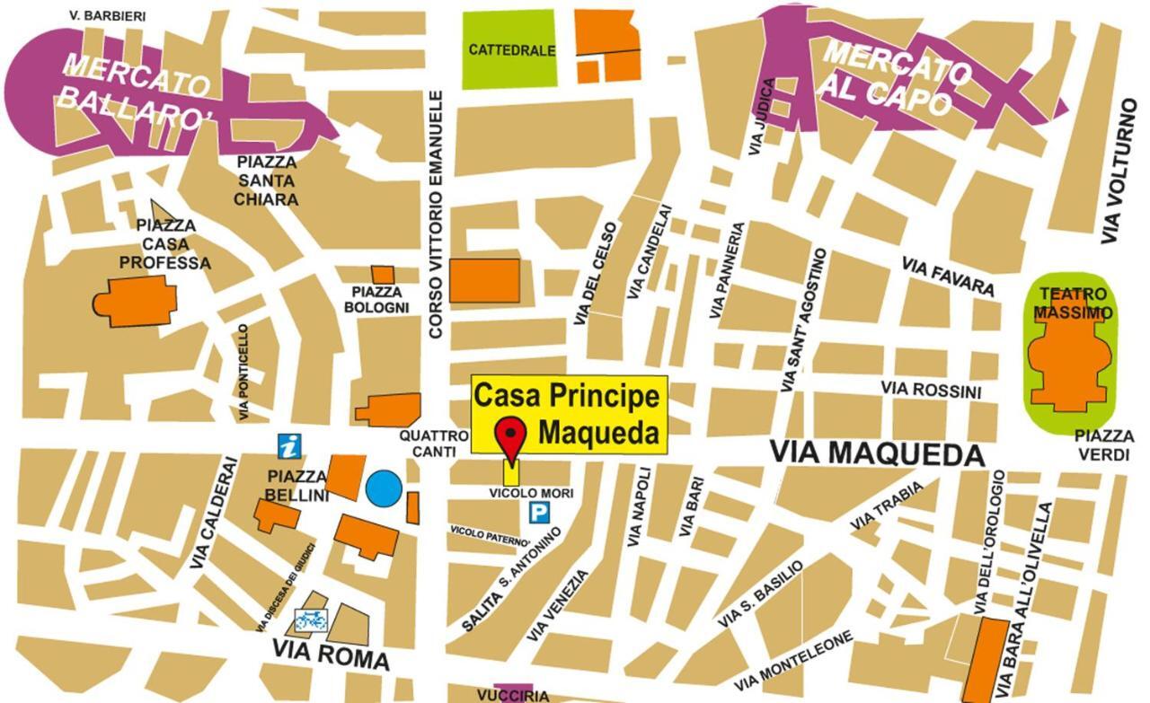 Apartmán Casa Principe Maqueda Palermo Exteriér fotografie